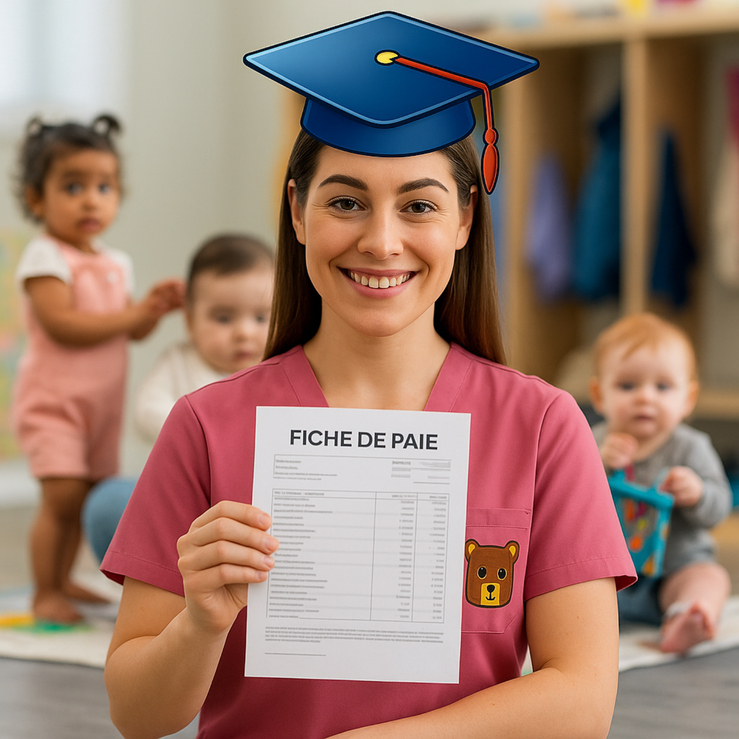 Formation r&eacute;alis&eacute;e par des auxiliaire de pu&eacute;riculture dipl&ocirc;m&eacute;s d'&eacute;tat