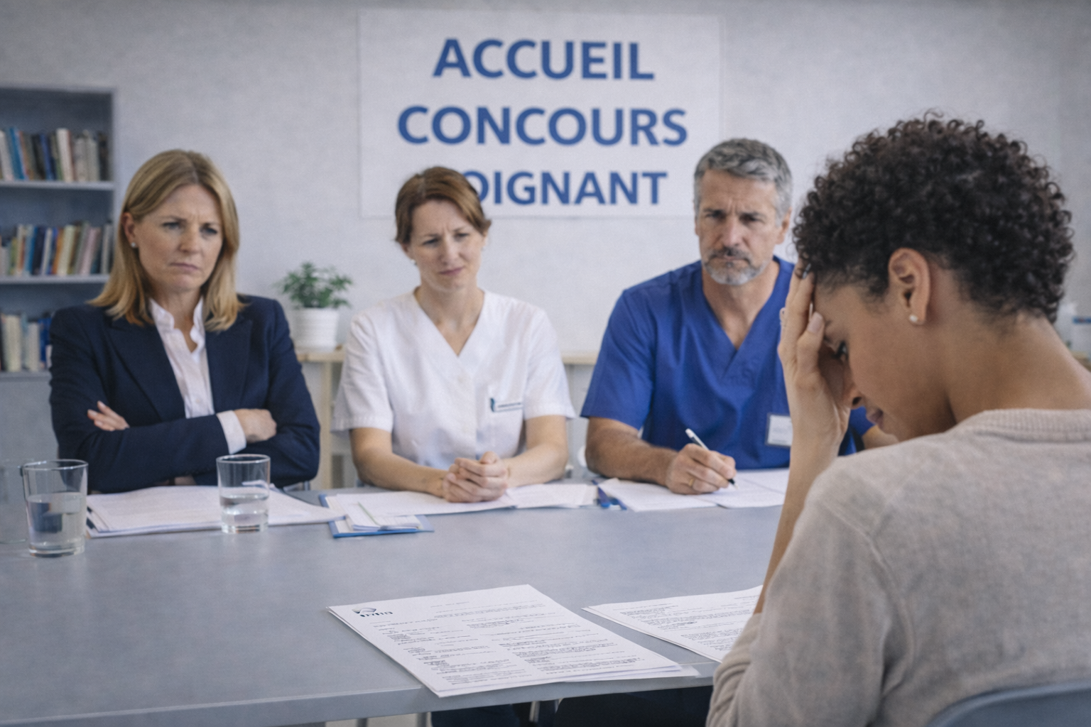 Stress à l'oral du concours infirmier face au jury
